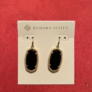 Kendra Scott Dani Earrings Black/Gold
